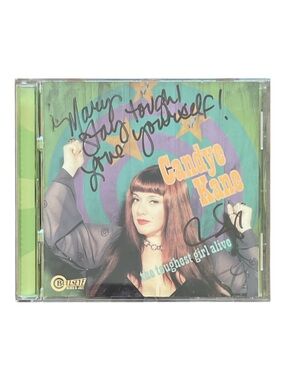 Candye Kane The Toughest Girl Alive CD with Autographed Cover